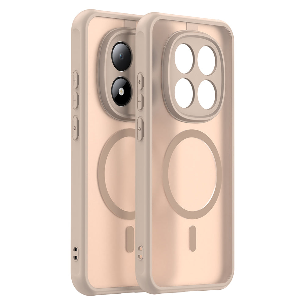 Pouzdro MagSafe pro Xiaomi Redmi Note 15 Pro 5G, Techsuit, HaloFrost II, Zlaté