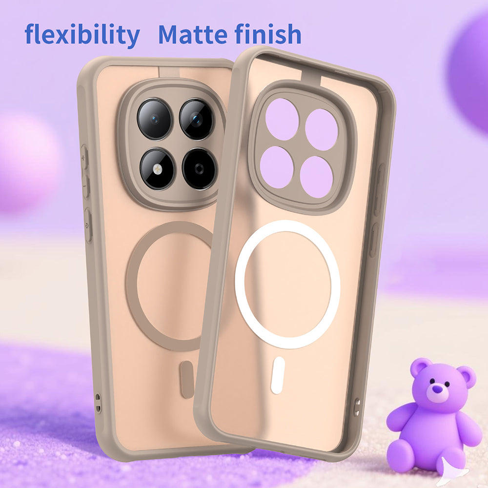 Pouzdro MagSafe pro Xiaomi Redmi Note 15 Pro 5G, Techsuit, HaloFrost II, Zlaté