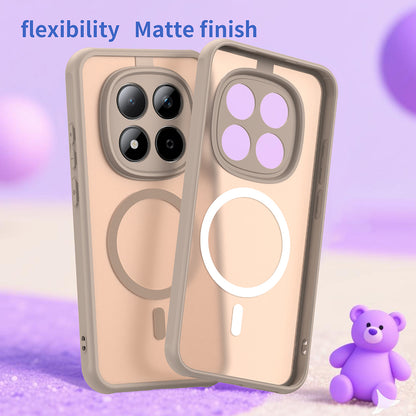 Pouzdro MagSafe pro Xiaomi Redmi Note 15 Pro 5G, Techsuit, HaloFrost II, Zlaté