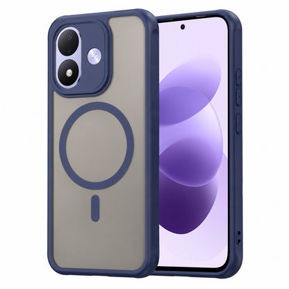 Pouzdro MagSafe pro Xiaomi Redmi Note 17 4G / Note 17 5G, Techsuit, HaloFrost II, tmavě modré