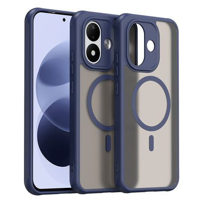 Pouzdro MagSafe pro Xiaomi Redmi Note 17 4G / Note 17 5G, Techsuit, HaloFrost II, tmavě modré