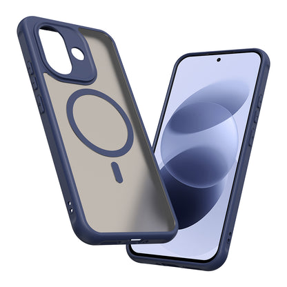 Pouzdro MagSafe pro Xiaomi Redmi Note 17 4G / Note 17 5G, Techsuit, HaloFrost II, tmavě modré
