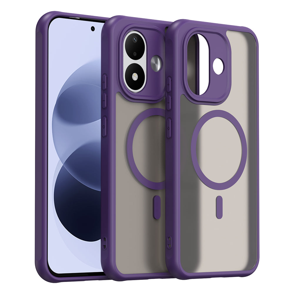 Pouzdro MagSafe pro Xiaomi Redmi Note 17 4G / Note 17 5G, Techsuit, HaloFrost II, fialové