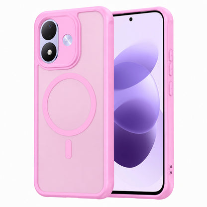 Pouzdro MagSafe pro Xiaomi Redmi Note 17 4G / Note 17 5G, Techsuit, HaloFrost II, růžové