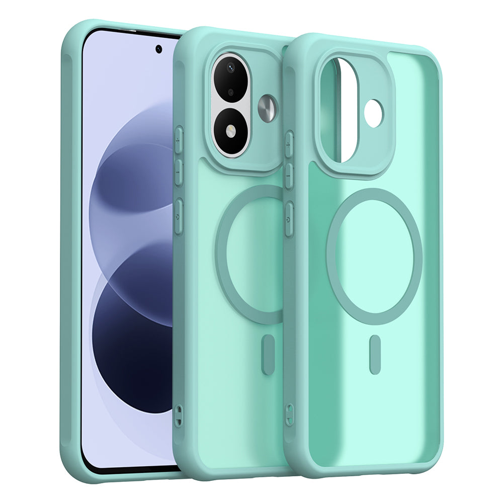 Pouzdro MagSafe pro Xiaomi Redmi Note 17 4G / Note 17 5G, Techsuit, HaloFrost II, světle zelené