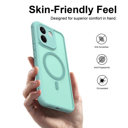 Pouzdro MagSafe pro Xiaomi Redmi Note 17 4G / Note 17 5G, Techsuit, HaloFrost II, světle zelené