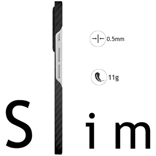Pouzdro MagSafe pro Apple iPhone 17 Air, Techsuit, Aramid Fiber, Černá