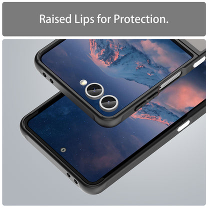 MagSafe pouzdro pro Samsung Galaxy Z Flip7 F766, Techsuit, HaloFrost II, černé