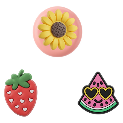 OEM Fruit pouzdro pro Apple AirTag, sada 3 kusy, vícebarevné