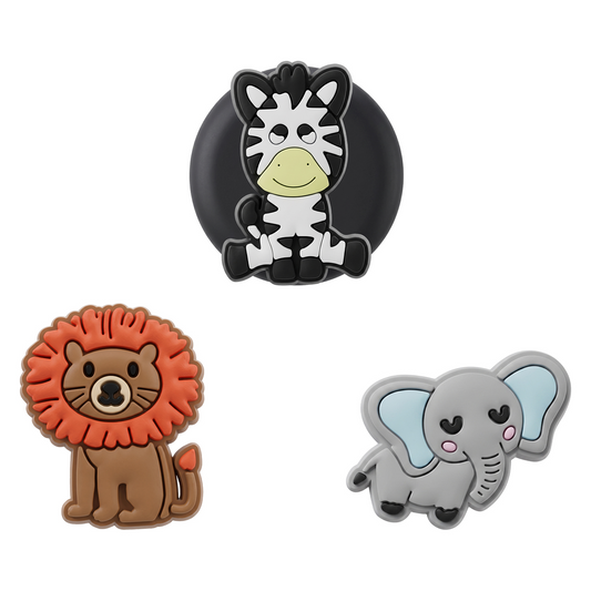 OEM Zoo pouzdro pro Apple AirTag, Sada 3 kusů, Vícebarevné