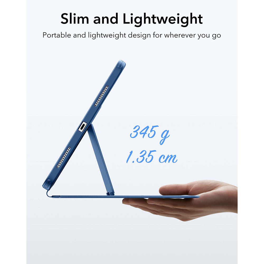 Pouzdro pro Apple iPad (2025) / (2022), ESR, Flip Hybrid, Modrá