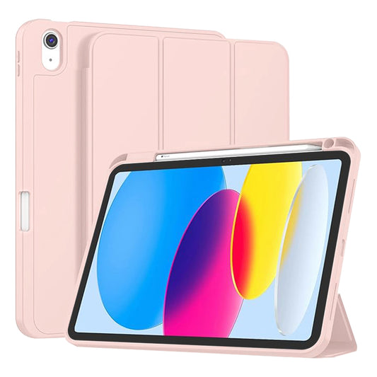 Pouzdro pro Apple iPad (2025) / (2022), Techsuit, Flex Trifold, Růžové
