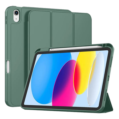 Pouzdro pro Apple iPad (2025) / (2022), Techsuit, Flex Trifold, Zelené