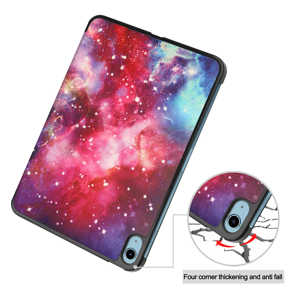 Pouzdro pro Apple iPad (2025) / (2022), Techsuit, FoldPro Galaxy, vícebarevné