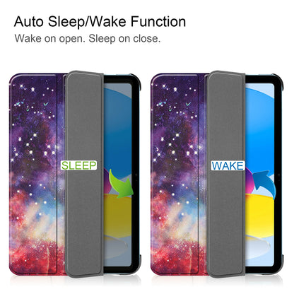 Case for Apple iPad (2025) / (2022), Techsuit, FoldPro Starry Night, Multicolor