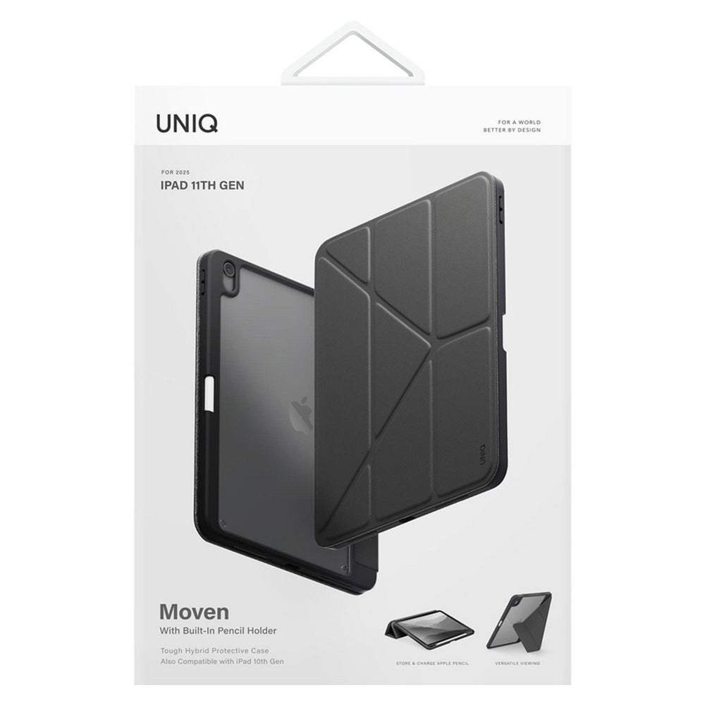 Pouzdro pro Apple iPad (2025), UNIQ, Moven, Černé