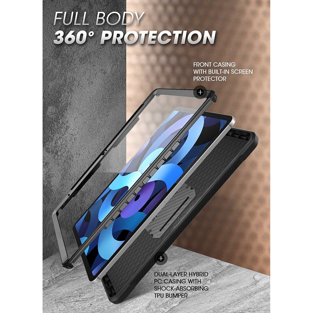 Pouzdro pro Apple iPad (2025) / iPad (2022), Supcase, Unicorn Beetle Pro, černé
