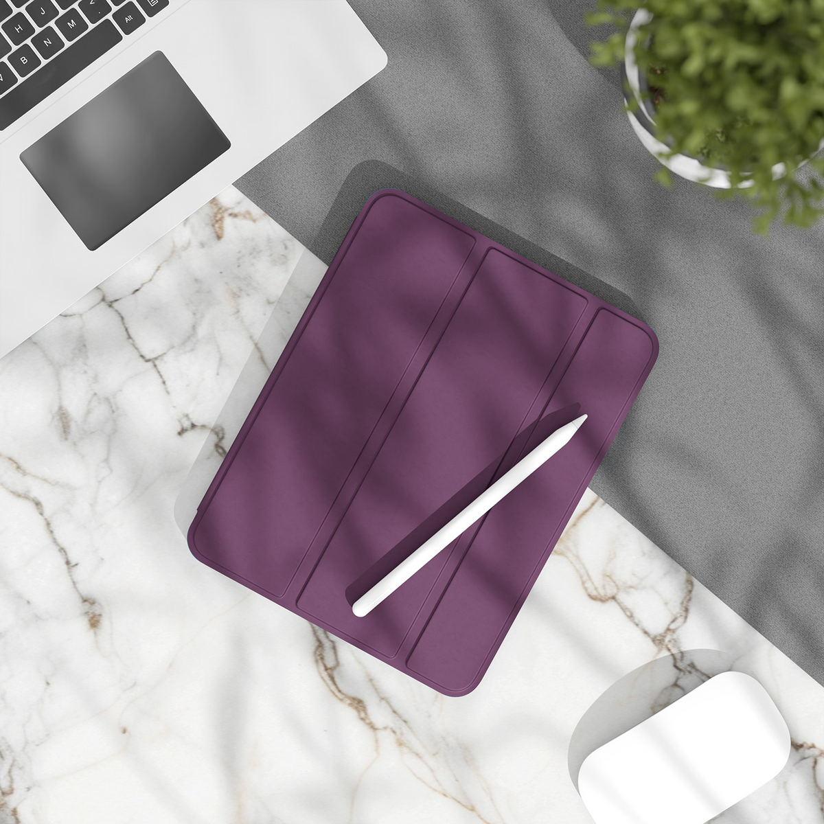 Pouzdro Etteri pro Apple iPad (2026) / (2025) / (2022), vínové