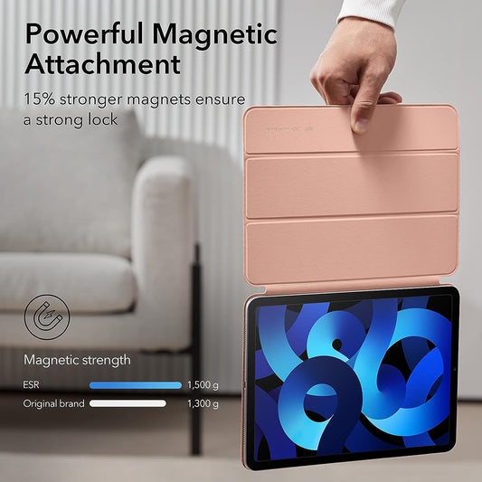 Pouzdro pro Apple iPad Air 11 (2024) / Air (2022) / Air (2020) / Pro 11 (2018), ESR, Rebound, Růžové