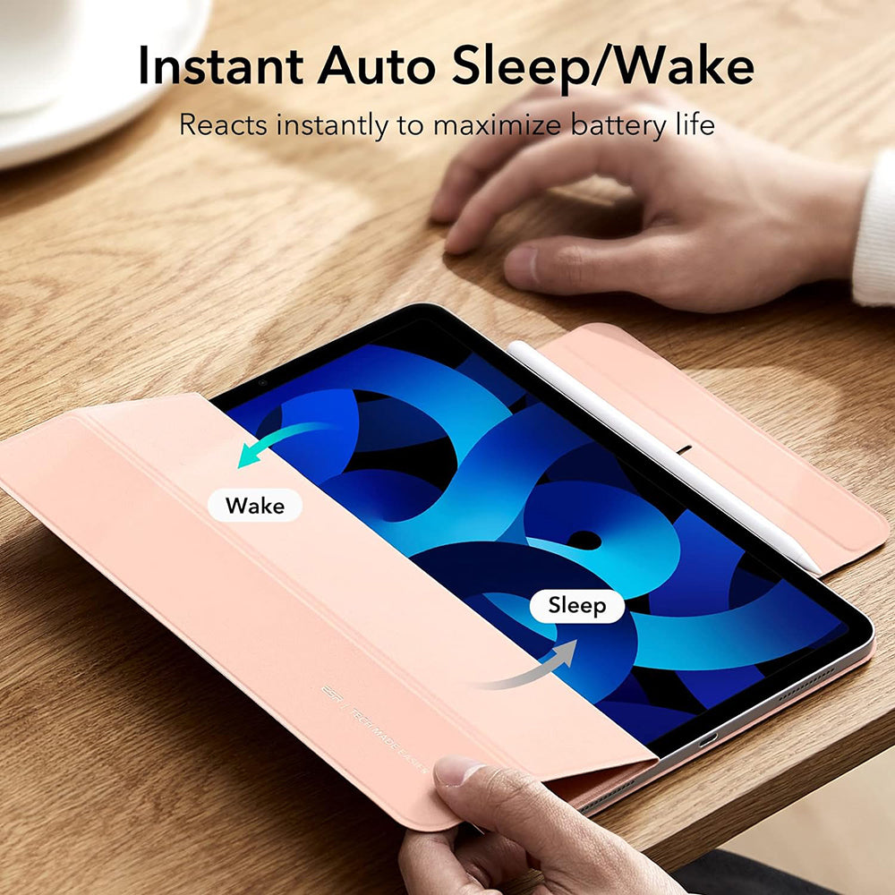 Pouzdro pro Apple iPad Air 11 (2024) / Air (2022) / Air (2020) / Pro 11 (2018), ESR, Rebound, Růžové Zlato