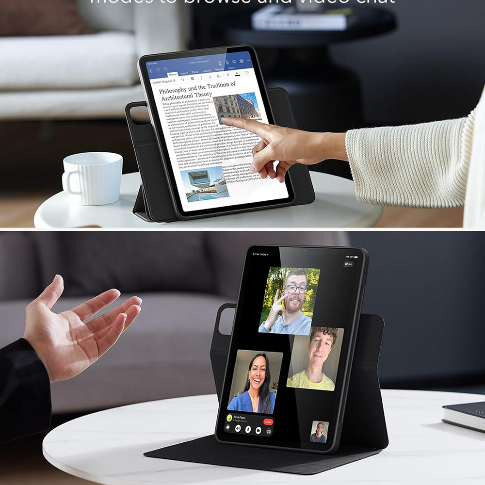 Pouzdro pro Apple iPad Air 11 (2025) / Air 11 (2024) / Air (2022) / Air (2020), ESR, Rebound Hybrid, Růžové