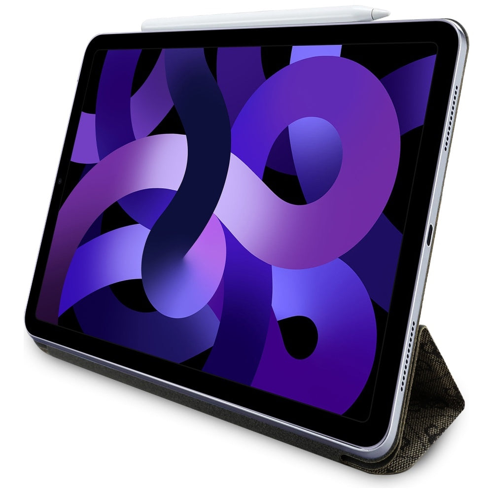 Pouzdro pro Apple iPad Air 11 (2026) / iPad Air 11 (2025) / Air 11 (2024), Guess, 4G Velké logo, Hnědá