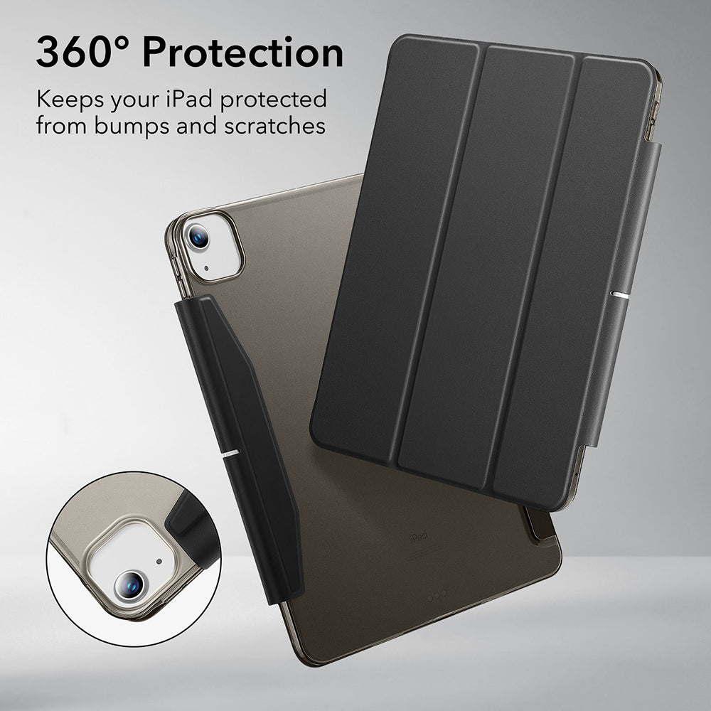 Pouzdro pro Apple iPad Air 13 (2026) / Air 13 (2025) / Air 13 (2024), ESR, Ascend Trifold, Šedá Satinovaná