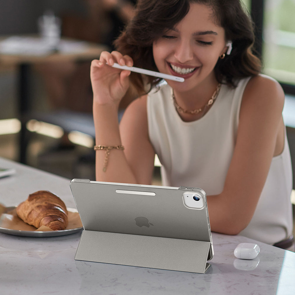 Pouzdro pro Apple iPad Air 13 (2026) / Air 13 (2025) / Air 13 (2024), ESR, Ascend Trifold, Šedá Satinovaná