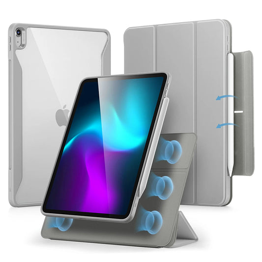 Pouzdro pro Apple iPad Air 13 (2025) / Air 13 (2024), ESR, Rebound Hybrid, šedé