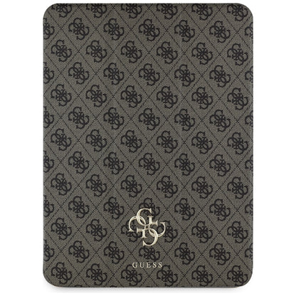 Pouzdro pro Apple iPad Air 13 (2025) / Air 13 (2024), Guess, 4G Big Logo, Hnědá