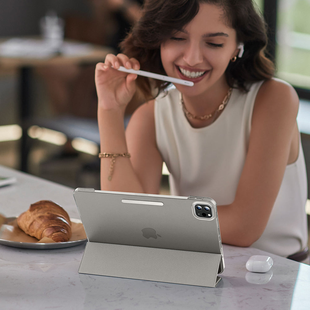 Pouzdro pro Apple iPad Pro 11 (2024), ESR, Ascend Trifold, Šedé