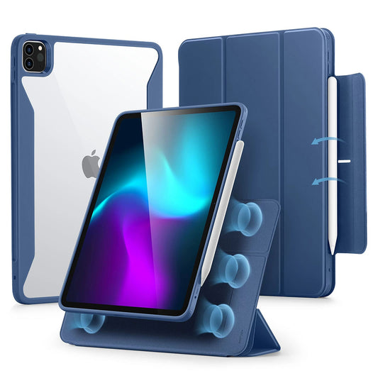 Pouzdro pro Apple iPad Pro 11 (2024), ESR, Rebound Hybrid, Námořnická modř