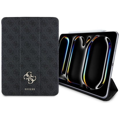 Pouzdro pro Apple iPad Pro 11 (2024), Guess, 4G Big Logo, Černá