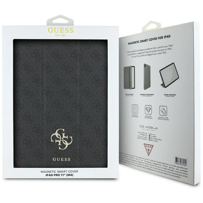 Pouzdro pro Apple iPad Pro 11 (2024), Guess, 4G Big Logo, Černá