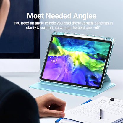Pouzdro pro Apple iPad Pro 11 (2024), Techsuit, Crystal Vision, modré