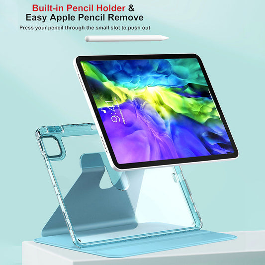 Pouzdro pro Apple iPad Pro 11 (2024), Techsuit, Crystal Vision, Fialové