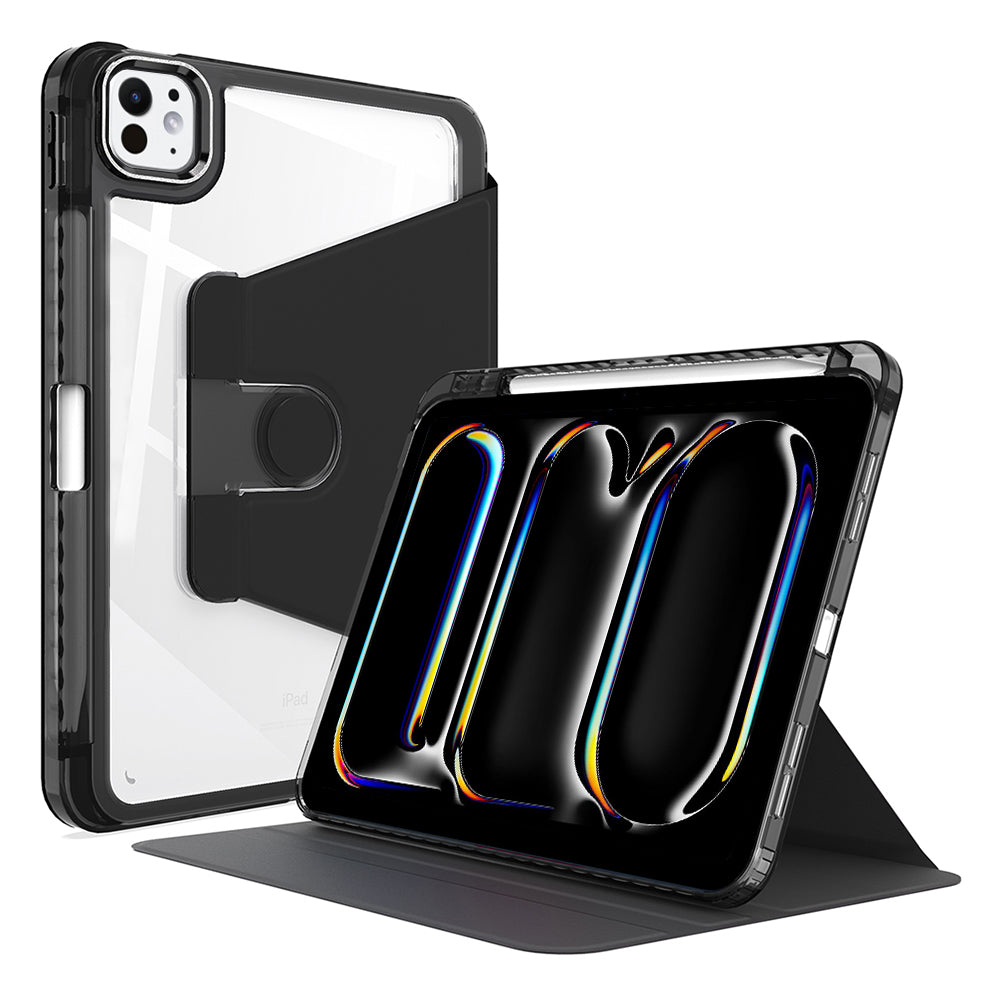 Pouzdro pro Apple iPad Pro 11 (2024), Techsuit, Crystal Vision, Černé