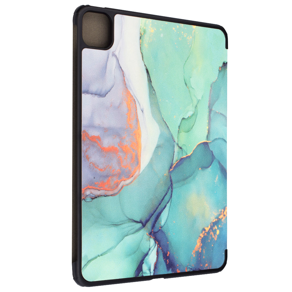 Pouzdro pro Apple iPad Pro 11 (2024), Techsuit, FoldPro Green Time, vícebarevné
