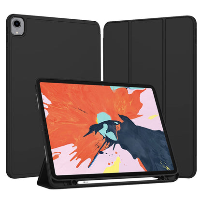 Pouzdro pro Apple iPad Pro 12.9 (2022) / Pro 12.9 (2021) / Pro 12.9 (2020) / Pro 12.9 (2018), Techsuit, Flex Trifold, Černé