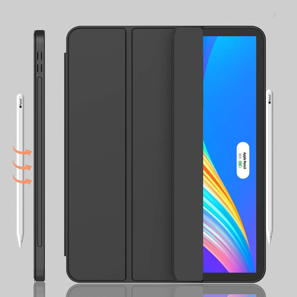 Pouzdro pro Apple iPad Pro 12.9 (2022) / Pro 12.9 (2021) / Pro 12.9 (2020) / Pro 12.9 (2018), Techsuit, Flex Trifold, Zelená Matcha