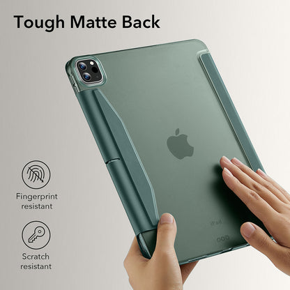 Pouzdro pro Apple iPad Pro 13 (2024), ESR, Ascend Trifold, Saténově zelená