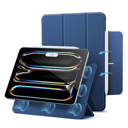 Pouzdro pro Apple iPad Pro 13 (2024), ESR, Rebound, Tmavě modrá
