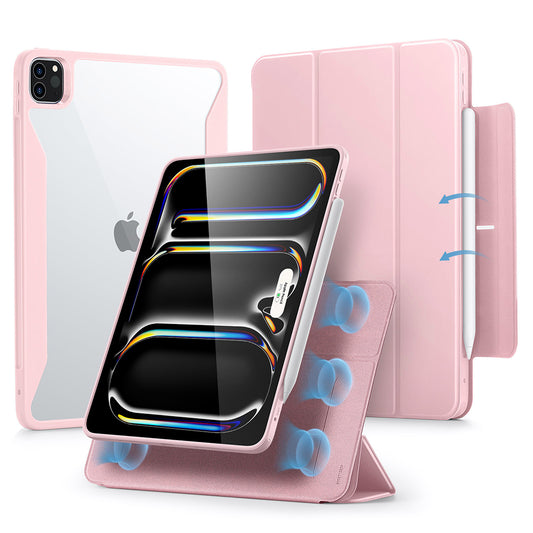 Pouzdro pro Apple iPad Pro 13 (2024), ESR, Rebound Hybrid, Růžové