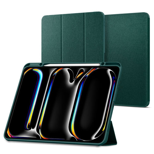 Pouzdro pro Apple iPad Pro 13 (2024), Spigen, Urban Fit, Zelená ACS07763