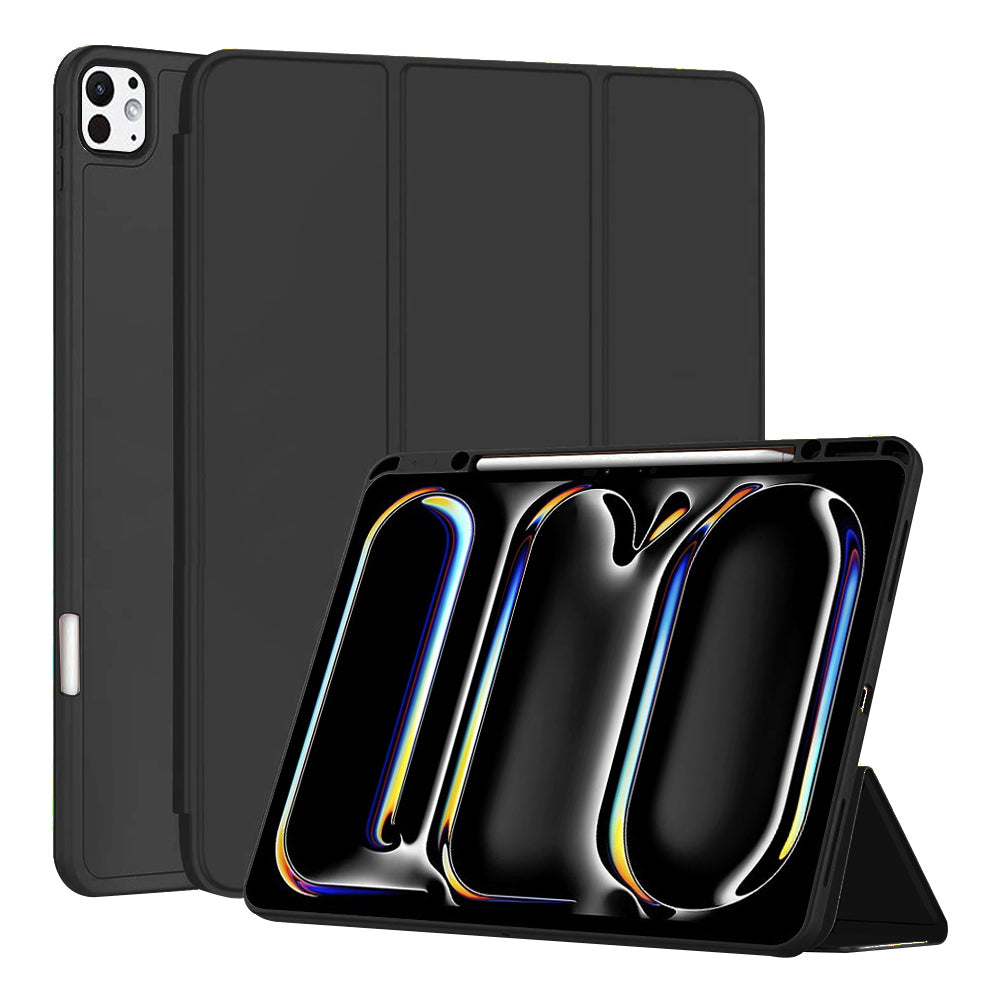 Pouzdro pro Apple iPad Pro 13 (2024), Techsuit, Flex Trifold, Černé