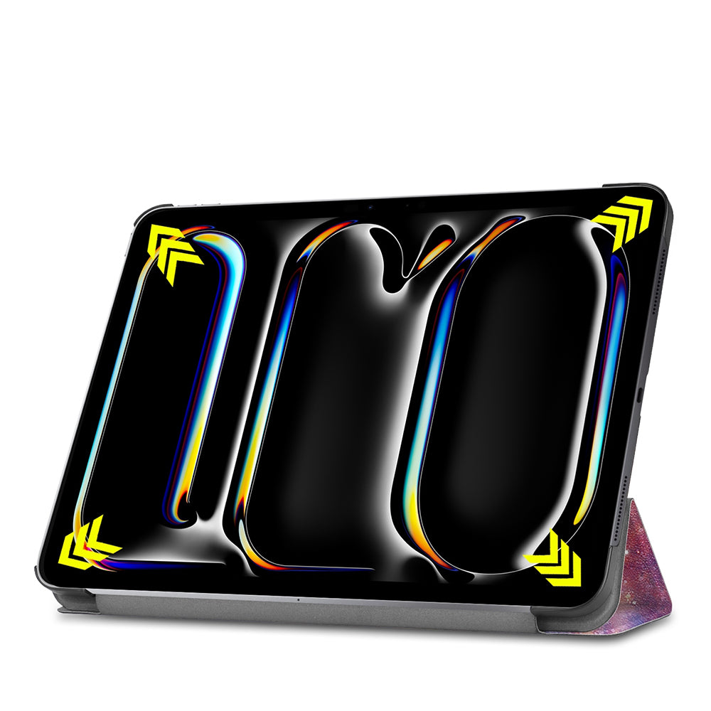 Pouzdro pro Apple iPad Pro 13 (2024), Techsuit, FoldPro Galaxy, Multicolor