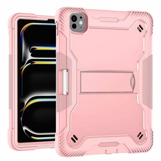 Pouzdro pro Apple iPad Pro 13 (2024), Techsuit, Rugged TabShell, Růžové