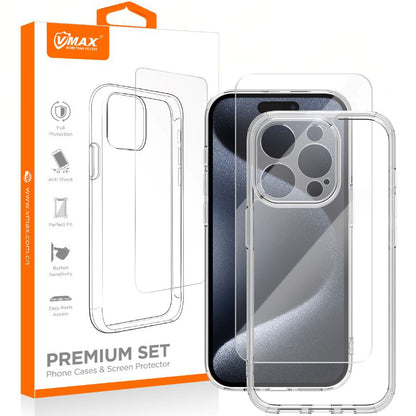Pouzdro pro Apple iPhone 16 Pro Max, Vmax, Premium, Průhledné