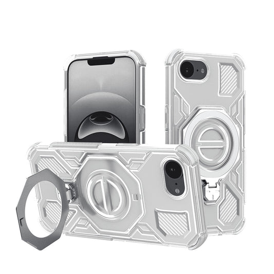 Pouzdro pro Apple iPhone 17e / 16e, Techsuit, Carbon Shield Pro, Bílé