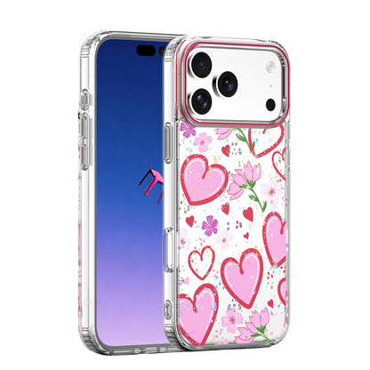 Pouzdro pro Apple iPhone 15 Pro, OEM, Ultra Trendy Love 1, vícebarevné